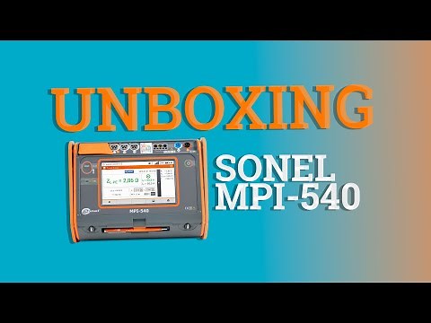 Unboxing Sonel MPI-540
