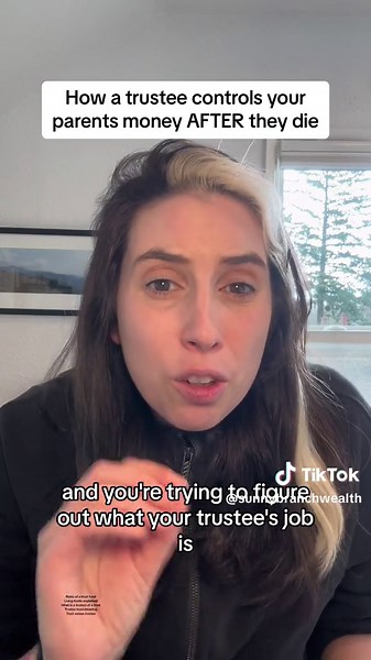 If you are a trust beneficiary you NEED to understand the role of your trustee. #trustfund #trustfundbaby #inherited #generationalwealth #rich #death #wealth #trusts #estateplanning #finance