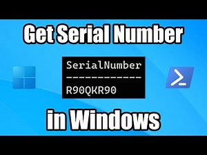 How to get PC Serial Number in Windows