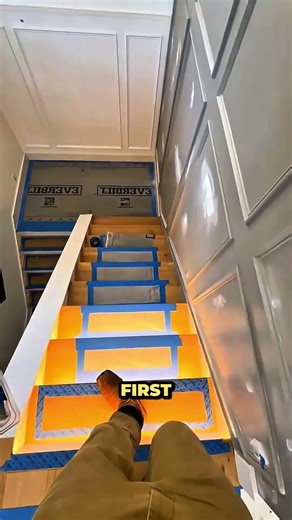 Stairs That Light Up on Their Own! #Shorts #trendingshorts