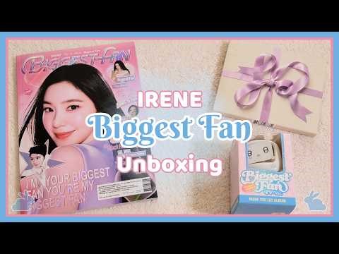 Unboxing IRENE (아이린) 1st Full Album BIGGEST FAN [Photobook, Compact, TV Versions]