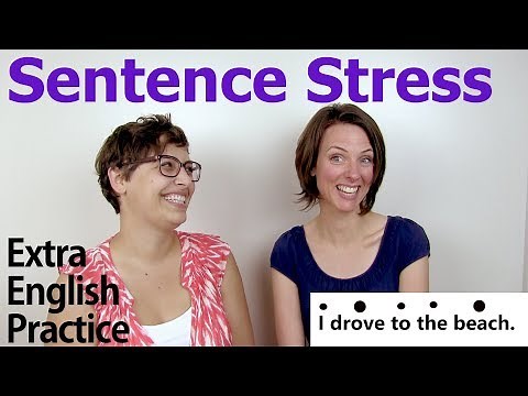 Sentence Stress: Content and Function Words