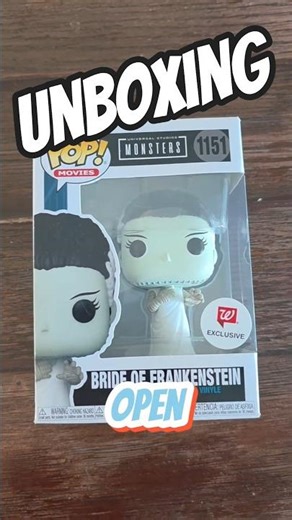 unboxing bride of frankenstein funko pop #unboxing #funko #monster #horror #funkopop