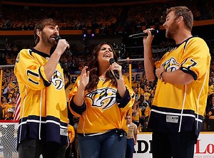 We're Loving Country Stars Singing the National Anthem!