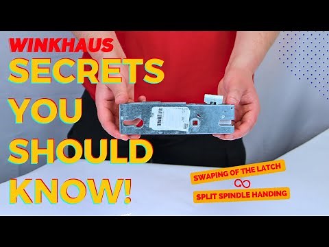 Winkhaus latch swapping and split spindle handing