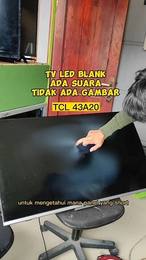 173K views · 2.5K reactions | TV LED Gambar blank ada suara tidak ada gambar bukan lampu backlight servisnya mudah TCL 43A20 ini ketiga kali sya dapat servisan model ini dan problem sama #tvledblank | Nur Electronic | Facebook