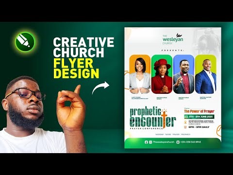 How to Design a Professional Church Flyer in CorelDraw | Graphic Design Tutorial for Beginners