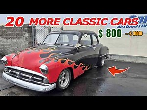 20 Cheap Classic Cars on Marketplace – $800 to $9,000 Deals!#ClassicCars