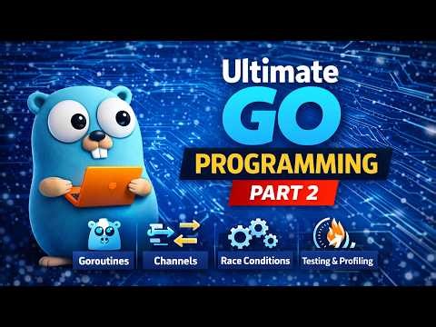 Ultimate Go Programming Course Part 2 | Golang Concurrency, Goroutines, Channels, Testing ,Profiling
