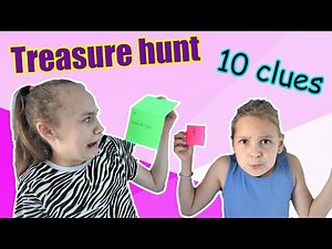 TREASURE HUNT at Home with 10 Clues for Kids