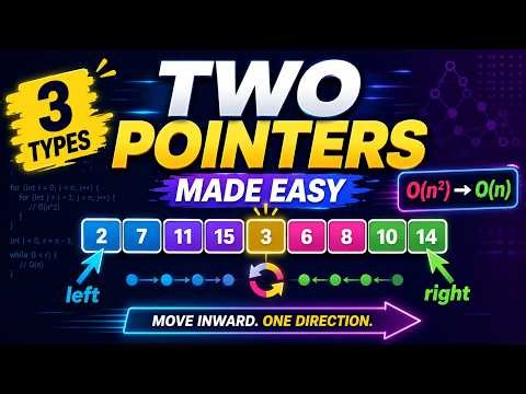 Two Pointers Technique Explained Simply | Coding Patterns for Interviews