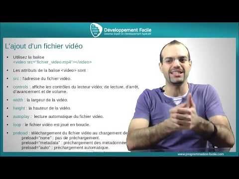 Comment ajouter un player video HTML5 compatible google chrome firefox safari internet explorer