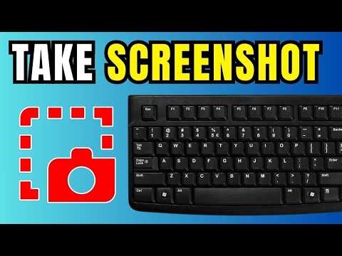 How To Take A Screenshot Using Keyboard (Laptop & PC)