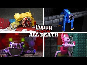 ALL Bosses Deaths Comparison in Minecraft - Poppy Playtime Chapter 3 VS Chapter 2 VS Chapter 1