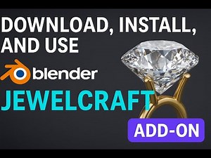 Blender JewelCraft Addon: Download, Install & Use for EASY Jewelry Modeling