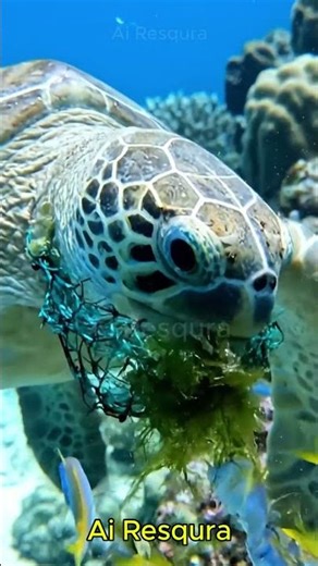 Fish Nibble and Clean | Tiny School at Work 🐟✨ #Shorts