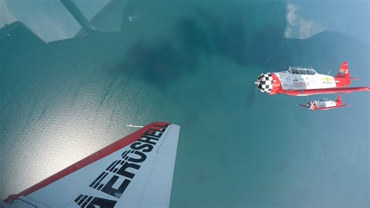 Flying with Team AeroShell