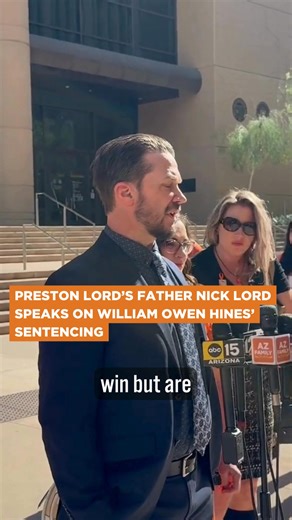 "MAKING PROGRESS:" Preston Lord's father speaks on the first sentencing over son's beating death in 2023 at a Queen Creek party. LATEST DETAILS: https://azfamily.tv/49QPMJC | azfamily 3TV CBS 5