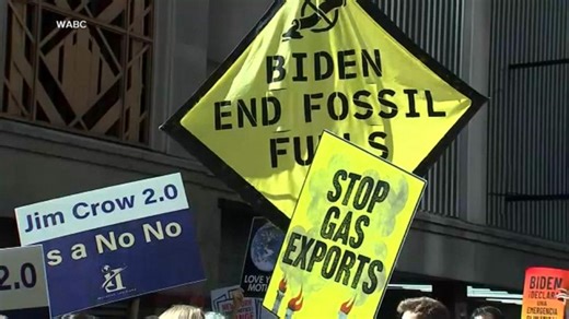 Climate activists protest during UN Assembly