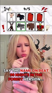 “NAME IT ON BEAT” But 99 NIGHTS IN THE FOREST on ROBLOX! 🌳🦌