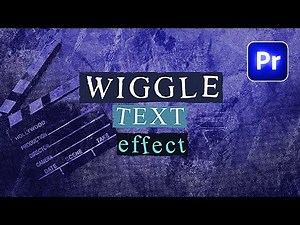 Wiggle Text Animation Effect in Adobe Premiere Pro