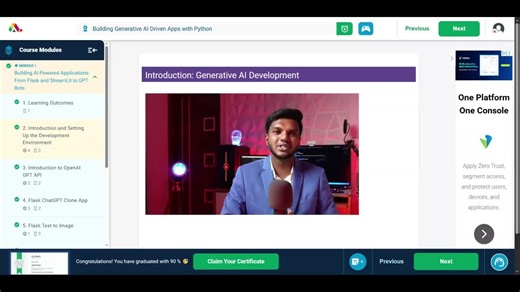 #generativeai #pythondeveloper #ai #machinelearning #langchain #flask #streamlit #openai #chatbots #virtualassistant #learningjourney #upskilling #sauravkhengar | Saurav Khengaar