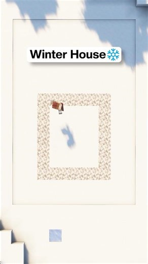 Minecraft Winter House❄️ #minecraft