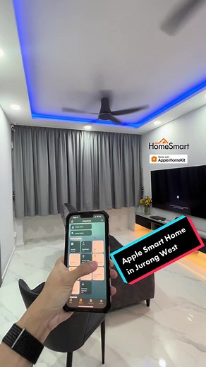 Turning off the lights and fans, and opening the curtains with Apple Home in this client’s Homesmart.sg smart home! Apple HomeKit is, in our opinion, the best platform to control your smart home due to its ease-of-use, powerful features, and native integration with your Apple devices. And with Homesmart.sg, you can now integrate lights, fans, curtains (and much more!) into your Apple Home smart home.#homesmart #design #home #aqara #smartsecurity #smarthome #smartliving #smartlighting