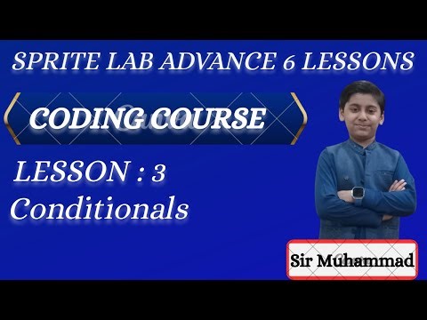 Sprite Lab Advance Course Lesson 3 Conditionals