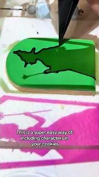 Wicked Elphaba Sugar Cookie