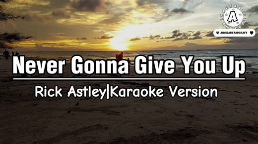 Never Gonna Give You Up Rick Astley|Karaoke Version #instrumental #withlyrics 🎤Practising singing karaoke can improves your vocal ability, come on guys let sing together. 📜🖊•••••••••©️••••••••••🖋📜 🔊Please Do Not Reupload My Vidoes! 📌Fair Use Copyright Disclaimer📋 📌📋Copyright Disclaimer Under Section 107 of the Copyright Act 1976, allowance is made for "fair use" for purposes such as criticism, comments, news reporting, teaching, scholarship and research. Fair use is a used permitted by