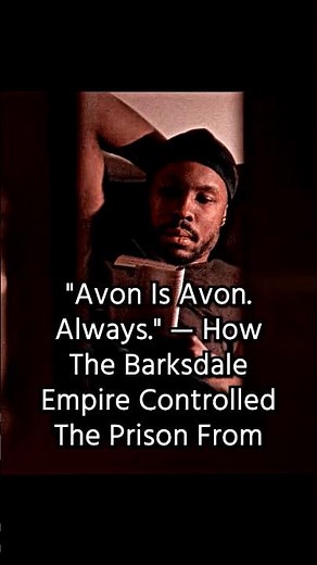 "Avon Is Avon. Always." — How The Barksdale Empire Controlled The Prison From Inside!#shortvideo