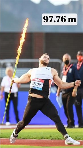He is the only one in the world to throw a javelin that far after Jan Zelezny