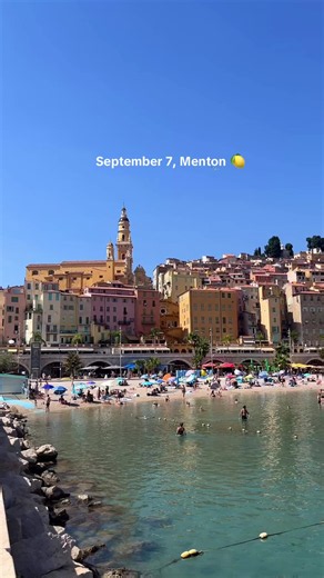 September in Menton, France 🇫🇷 Menton is easily one of the most beautiful places on the French Riviera and one of the best day trips from Nice 🌊✨ If you’re planning a South of France vacation, Menton should definitely be on your list of must-visit places on the French Riviera. From its colorful historic old town and charming streets to beautiful Mediterranean beaches and breathtaking coastal views, this town is pure Riviera magic. 🏖️🌴 Looking for the best things to do in Nice? Take a day tr