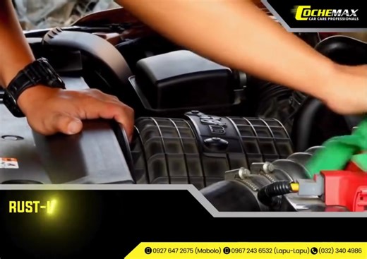 𝐂𝐎𝐂𝐇𝐄𝐌𝐀𝐗 𝐄𝐧𝐠𝐢𝐧𝐞 𝐃𝐞𝐠𝐫𝐞𝐚𝐬𝐞𝐫 removes tough oil, grease, and dirt with its fast-acting, concentrated formula. It also leaves a rust-inhibiting layer to keep your engine protected and cleaner for longer. 🚘✨ 𝐀𝐯𝐚𝐢𝐥 𝐢𝐧 𝐂𝐞𝐛𝐮 – 𝐌𝐚𝐛𝐨𝐥𝐨 & 𝐋𝐚𝐩𝐮-𝐋𝐚𝐩𝐮 📞 𝐂𝐚𝐥𝐥 𝐮𝐬: 📱 0927 647 2675 (Mabolo) 📱 0967 243 6532 (Lapu-Lapu) ☎️ (032) 233 4324 #COCHEMAX #EngineDegreaser #CarCarePH #DetailingProducts | Cochemax PH-Cebu
