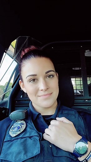 Female Police Officer Nails the Wink Challenge