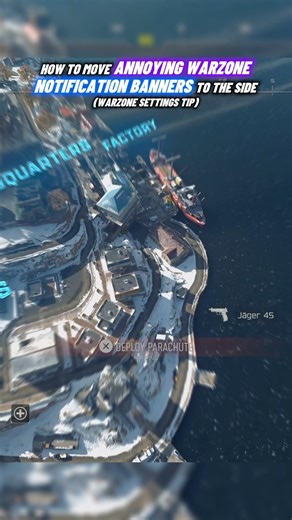 How To Move ANNOYING Notification Banners To The Side 😱 Warzone Settings Tip