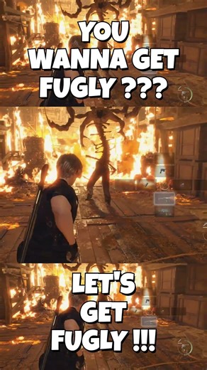 “Let’s Get Fugly” 😱 RE4 Remake Mendez Boss Start – Blind