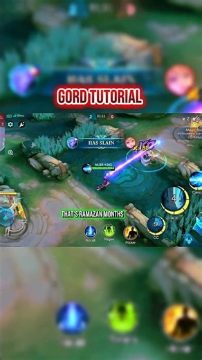 Gord Tutorial #mobilelegends #Gordmage#mlbbshorts