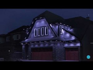 Gemstone Lights Architectural Lighting Example — Custom Exterior Illumination