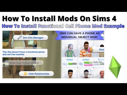How To Install Functional Mobile Cell Phone Mod For Sims 4 | 2026