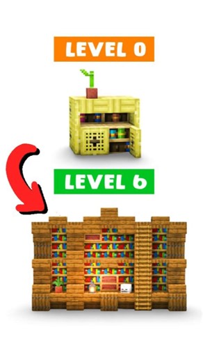 6 Ways to Upgrade Bookshelves in Minecraft!