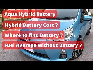 Toyota Aqua Battery Installation | Aqua Hybrid Battery Price | How to install Aqua hybrid battery