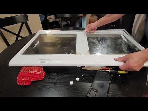 Samsung Refrigerator - how to remove bottom shelf - remove bottom shelf glass - Samsung french door