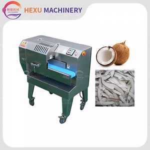 [Hot Item] Automatic Vegetable Slicer Fresh Coconut Cutting Machine Coconut Chips Making Machine Coconut Chips Cutting Slicing Machine
