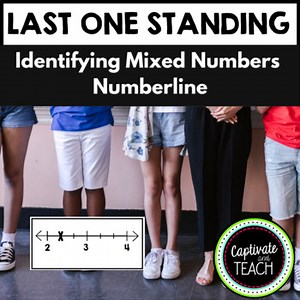Fractions on Number Line-Last One Standing Game