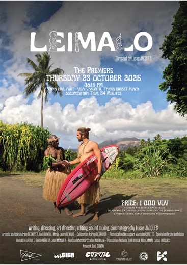3.7K views · 42 reactions | In the south of the Vanuatu archipelago, on the mystical island of Tanna, Lucas immerses himself in the life of remote villages, shares the daily rhythm of the inhabitants, surfs unique waves, and witnesses the fury of a volcano. | Tana Ciné | Facebook