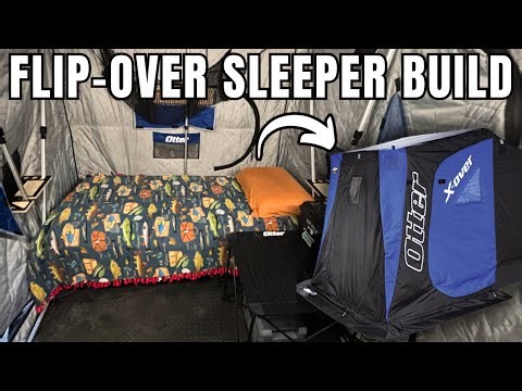 Flip-Over Ice Camping Setup & Build