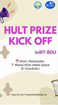Hult Prize 2026 is officially landing on Bahir Dar University BiT campus.