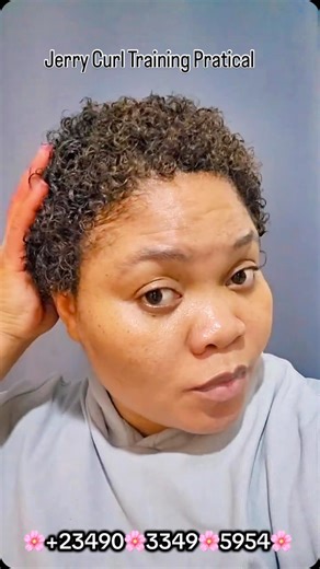 Jerry Curl Training Pratical #jerrycurl #jerrycurls #jhericurls | Stella Anthony-Egobi
